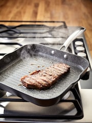 Stellar Silver Rocktanium Non Stick Grill Pan 26cm - Image 1 of 2