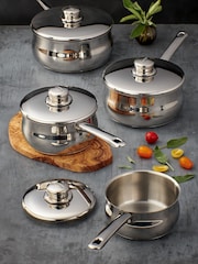 Stellar Silver 1000 4 Piece Saucepan Set - Image 1 of 1