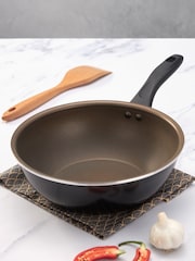 Judge Clear Radiant Non Stick Black Chefs Pan 24cm - Image 1 of 3