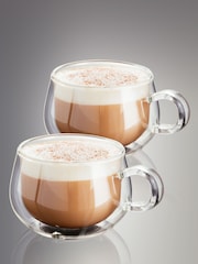 Judge Clear 2 Piece Double Walled Cappucino Glass Set - Image 1 of 2
