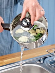 Judge 5 Piece Silver Vista Draining Saucepan Set - Image 2 of 4