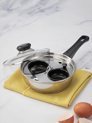 Judge Silver Essentials 2 Cup Egg Holder Egg Poacher - Image 2 of 4