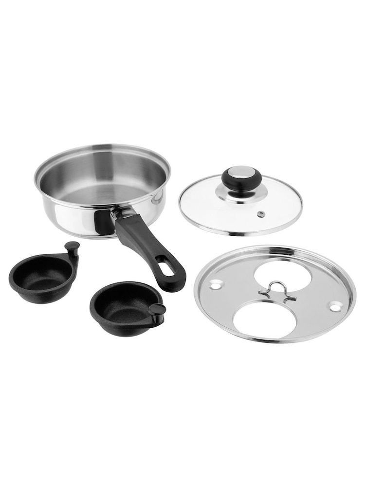 Judge Silver Essentials 2 Cup Egg Holder Egg Poacher - Image 4 of 4