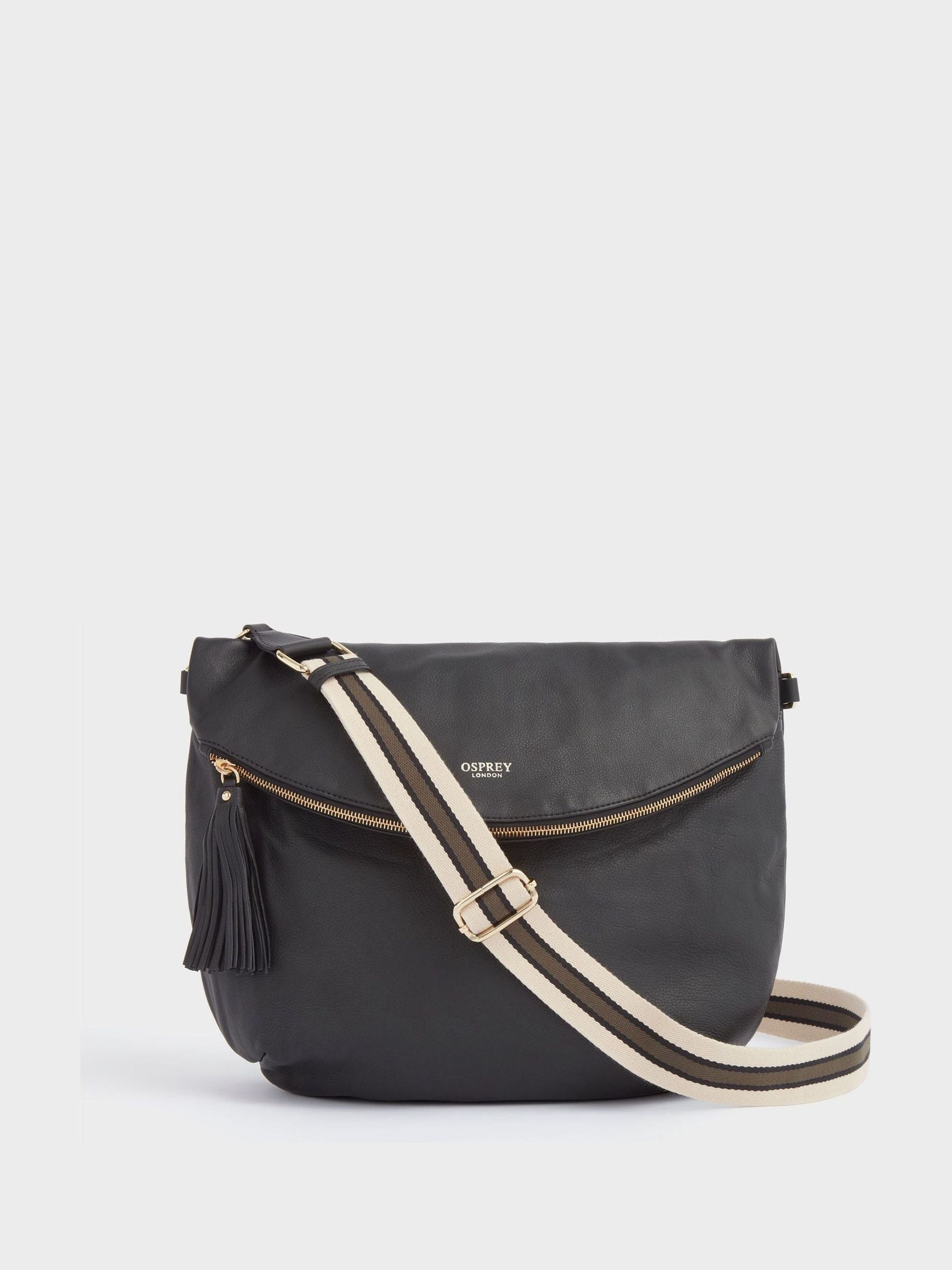 Buy OSPREY LONDON Large Milano Italian Leather Convertible Cross Body Bag from Next Luxembourg