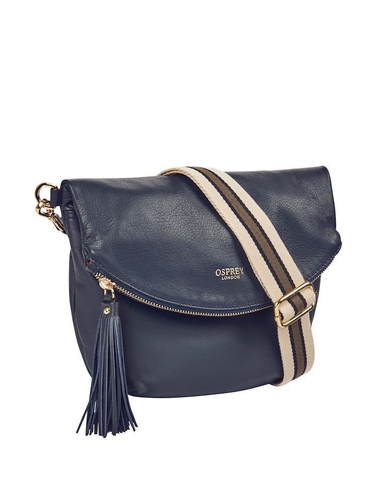 Sac bandoulière OSPREY LONDON pour femme en cuir de veau souple de Milan - Image 2 de 5