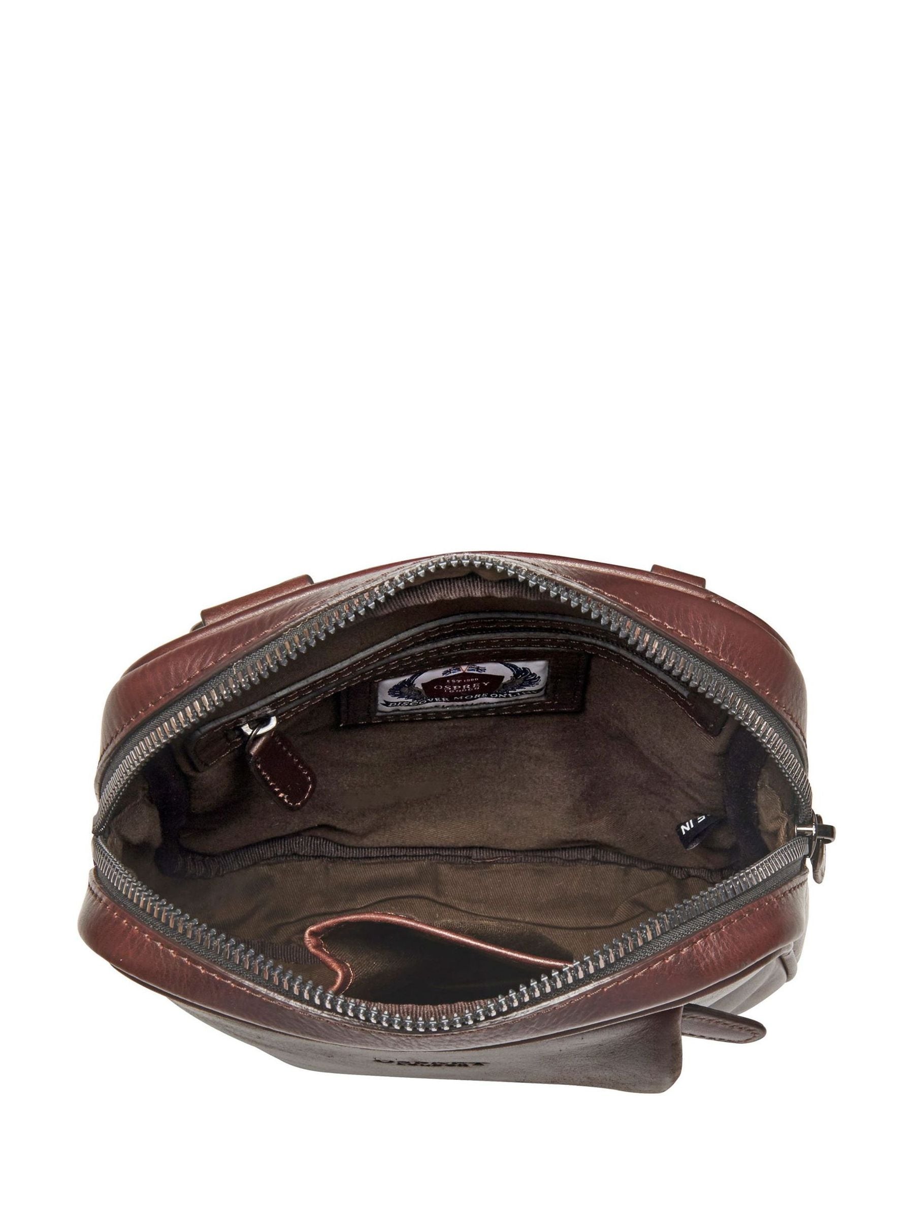 Buy OSPREY LONDON Carter Saddle Leather Small Messenger Bag from Next USA