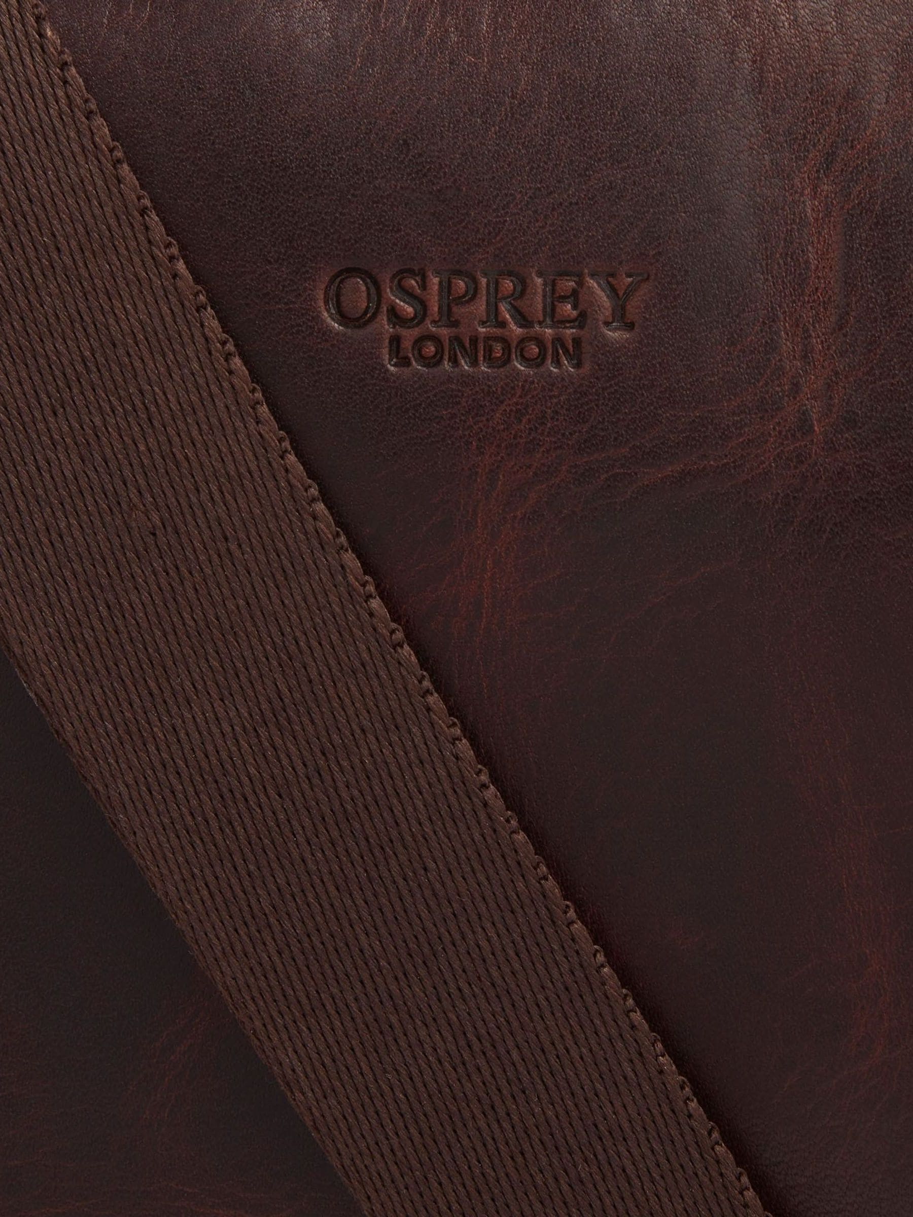 Buy OSPREY LONDON Carter Saddle Leather Small Messenger Bag from Next USA