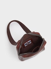 OSPREY LONDON Carter Saddle Leather Small Messenger Bag - Image 6 of 6
