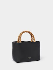 Svart - Mini Clio-väska i nappaläder - Bild 3 av 5