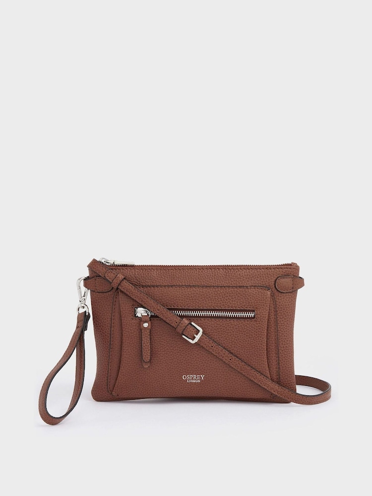 OSPREY LONDON The Ruby Leather Cross-Body Bag - Image 1 of 4