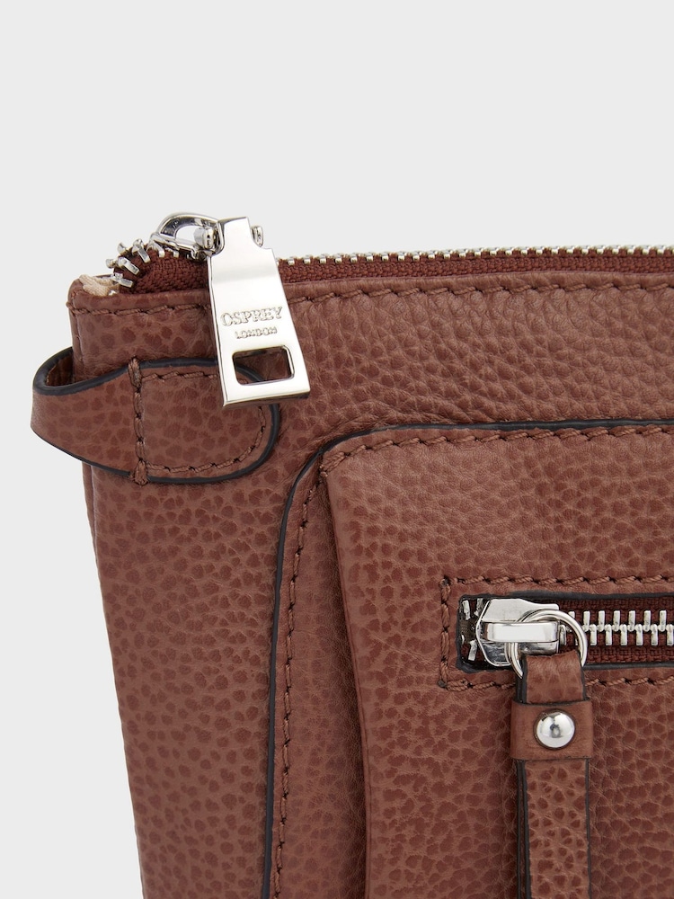 OSPREY LONDON The Ruby Leather Cross-Body Bag - Image 4 of 4