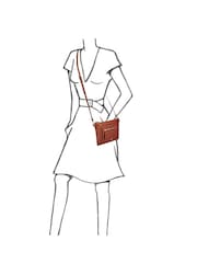 OSPREY LONDON The Ruby Leather Cross-Body Bag - Image 5 of 5
