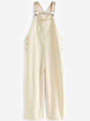 Ecru, Weiß - Latzhose aus Twill - Bild 5 von 5