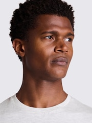 Camiseta MOSS Marl com gola redonda - Imagem 3 de 5