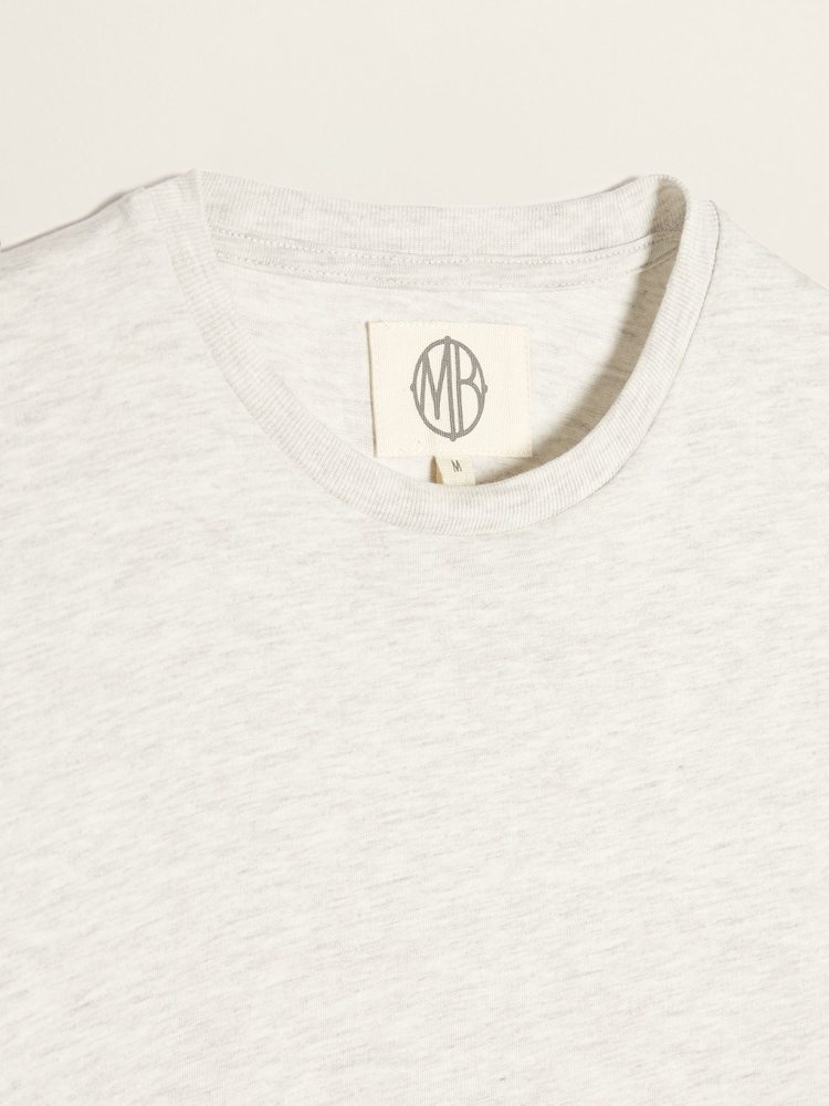 Camiseta MOSS Marl com gola redonda - Imagem 5 de 5