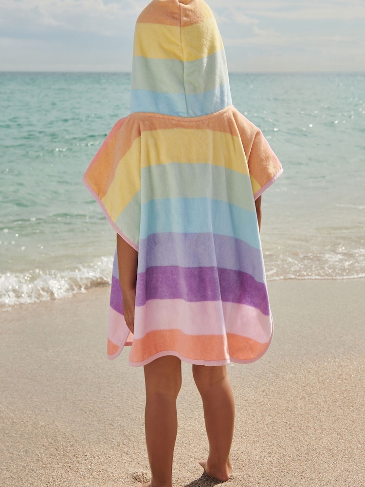 Multi Towelling Poncho - Image 1 of 6