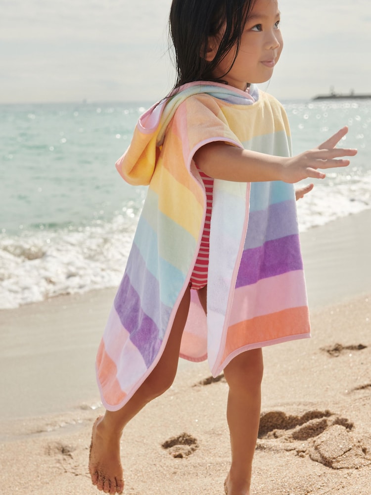 Multi Towelling Poncho - Image 2 of 6