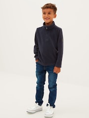 Tog 24 Blue Toffolo Zip Neck Fleece - Image 4 of 6