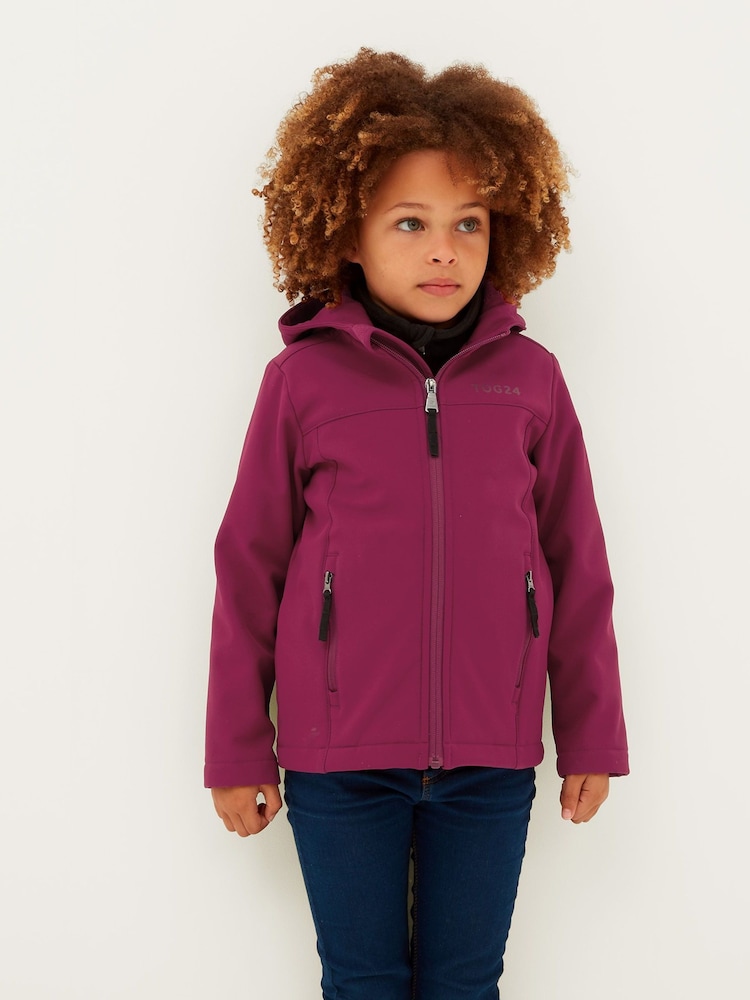 Tog 24 Pink Koroma Softshell Hooded Jacket - Image 1 of 5