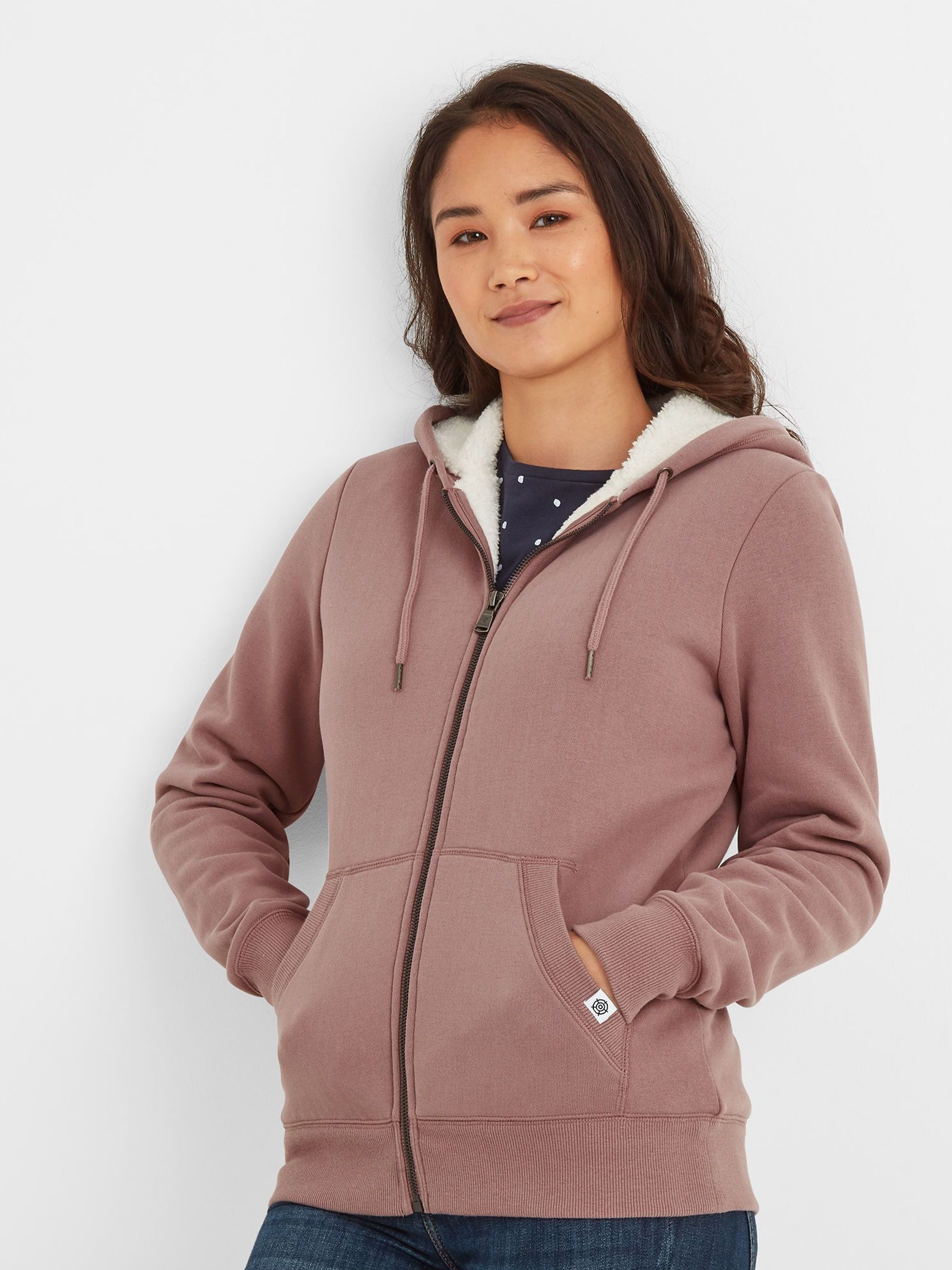 Buy Tog 24 Pink Finch Sherpa Lined Hoodie from the Next UK online shop