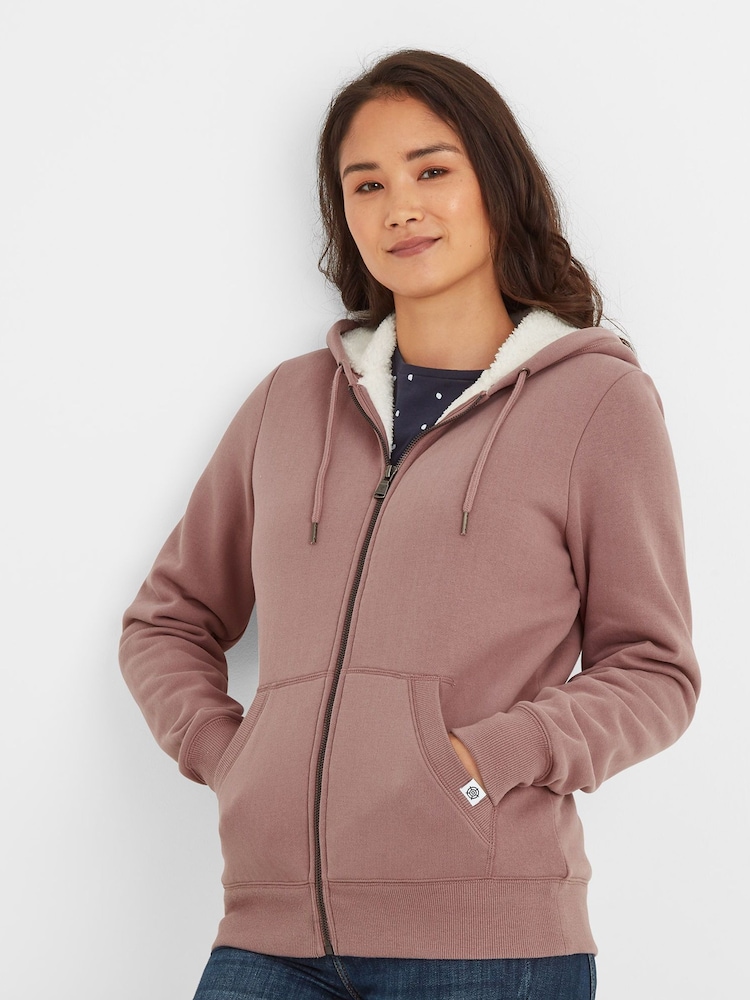 Tog 24 Pink Finch Sherpa Lined Hoodie - Image 1 of 6
