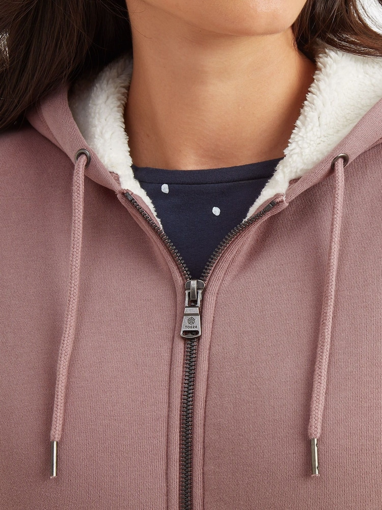 Tog 24 Pink Finch Sherpa Lined Hoodie - Image 4 of 6