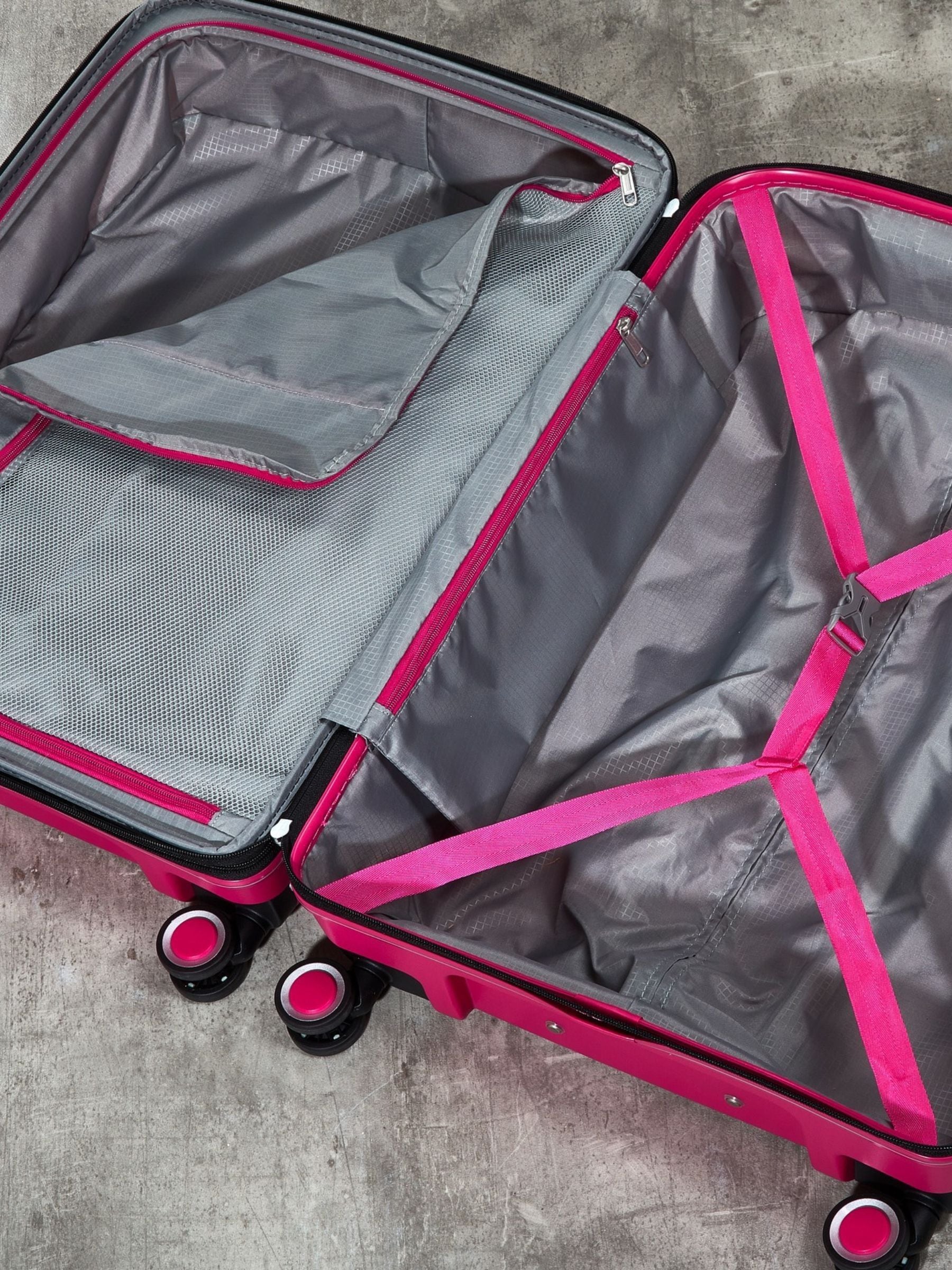 Buy Rock Luggage Pink Sunwave Large Suitcase from Next USA