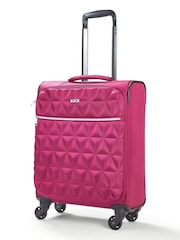Розовый - Чемодан для ручной клади Rock Luggage Jewel - Изображение 1 из 6