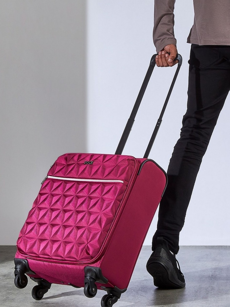 Розовый - Чемодан для ручной клади Rock Luggage Jewel - Изображение 6 из 6
