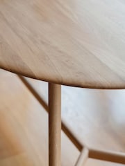 Gallery Home Natural York Oval Six Seater Dining Table - Image 2 of 3
