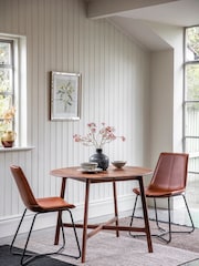 Gallery Home Brown York Round 6 Seater Dining Table - Image 1 of 3