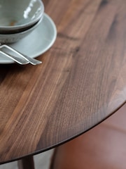 Gallery Home Brown York Round 6 Seater Dining Table - Image 2 of 3