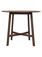 Gallery Home Brown York Round 6 Seater Dining Table - Image 3 of 3