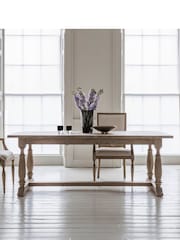 Gallery Home Natural Missouri 10 Seater Extending Dining Table - Image 2 of 4