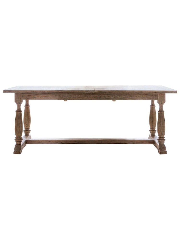 Gallery Home Natural Missouri 10 Seater Extending Dining Table - Image 4 of 4