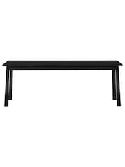 Gallery Home Black Virginia Dining Bench - Image 1 of 1