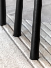 Gallery Home Black Virginia Dining Bench - Image 2 of 8