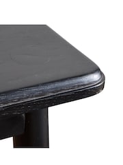 Gallery Home Black Virginia Dining Bench - Image 5 of 8
