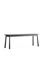 Gallery Home Black Virginia Dining Bench - Image 7 of 8