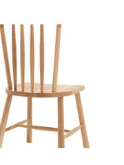 Gallery Home Natural Set of 2 Virginia Dining Chairs - Image 4 of 6