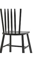 Gallery Home Black Set of 2 Virginia Dining Chairs - Image 6 of 8