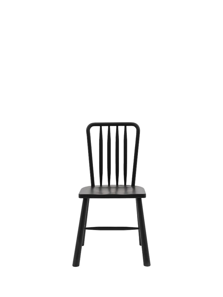 Gallery Home Black Set of 2 Virginia Dining Chairs - Image 8 of 8