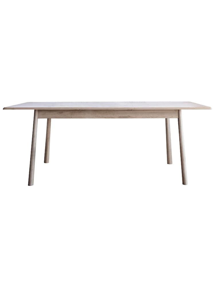 Gallery Home Natural Virginia 8 Seater Extending Dining Table - Image 2 of 4