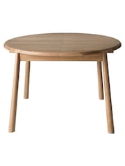 Gallery Home Natural Virginia Round 6 Seater Extending Dining Table - Image 4 of 5
