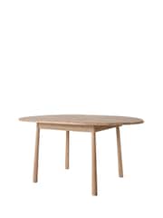 Gallery Home Natural Virginia Round 6 Seater Extending Dining Table - Image 4 of 7