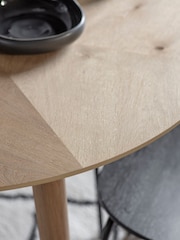 Gallery Home Natural Ramsey Round 4 Seater Dining Table - Image 1 of 3