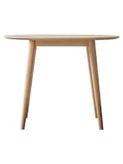 Gallery Home Natural Ramsey Round 4 Seater Dining Table - Image 2 of 3