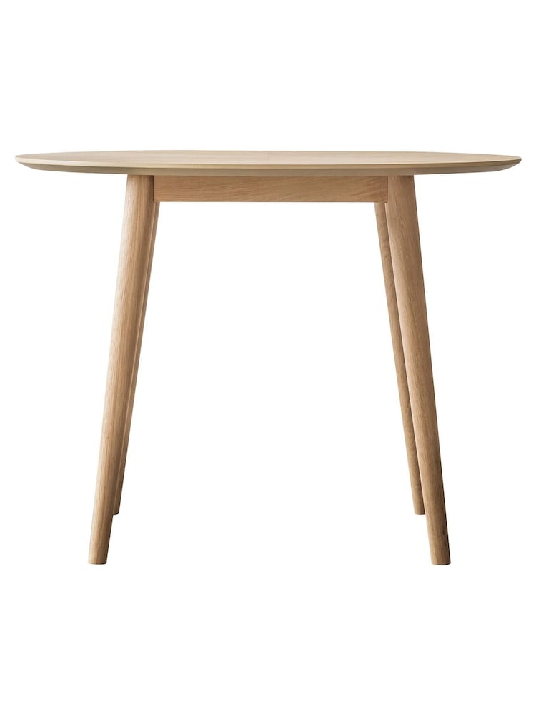 Gallery Home Natural Ramsey Round 4 Seater Dining Table - Image 2 of 3