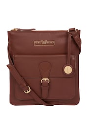 Pure Luxuries London Kenley Leather Cross-Body Bag - Image 1 of 7