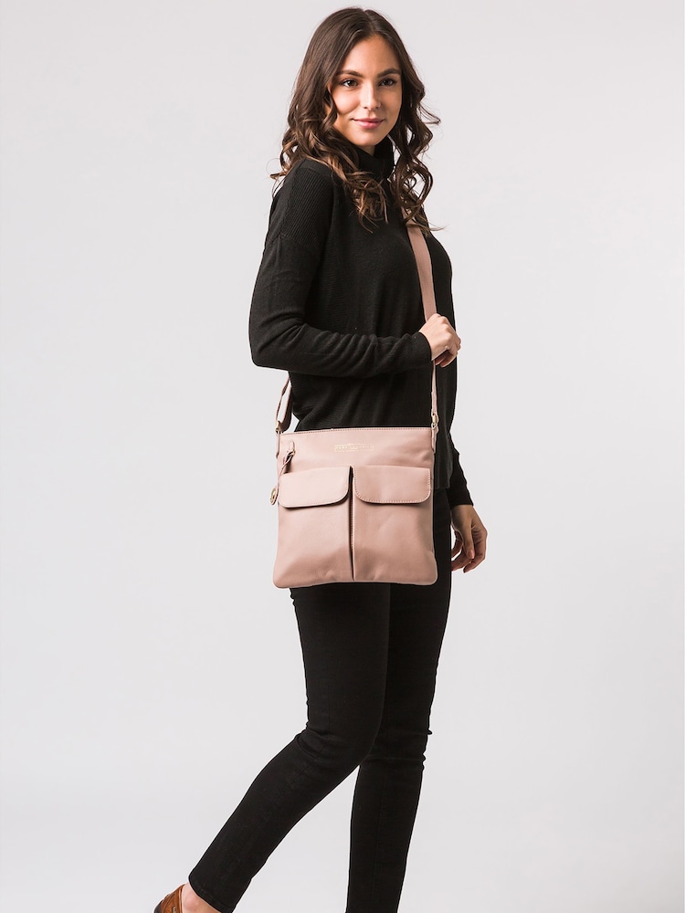 Pure Luxuries London Soames Leather Cross Body Bag - Image 7 of 7